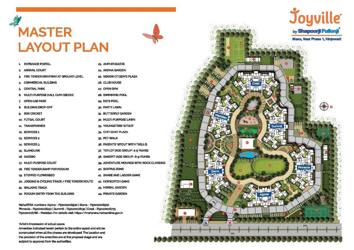 Shapoorji Pallonji Joyville Summit Master Plan