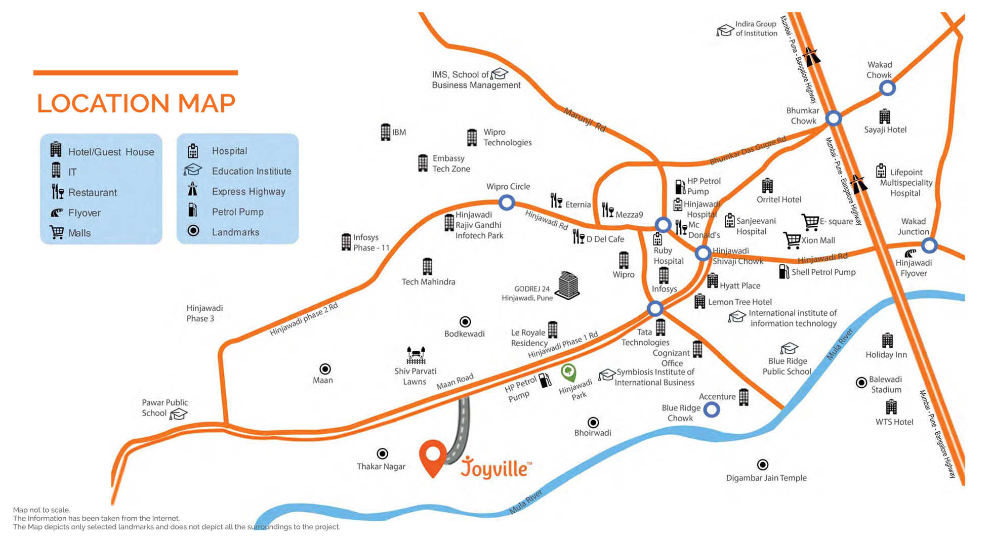 Shapoorji Pallonji Joyville Summit Location Map